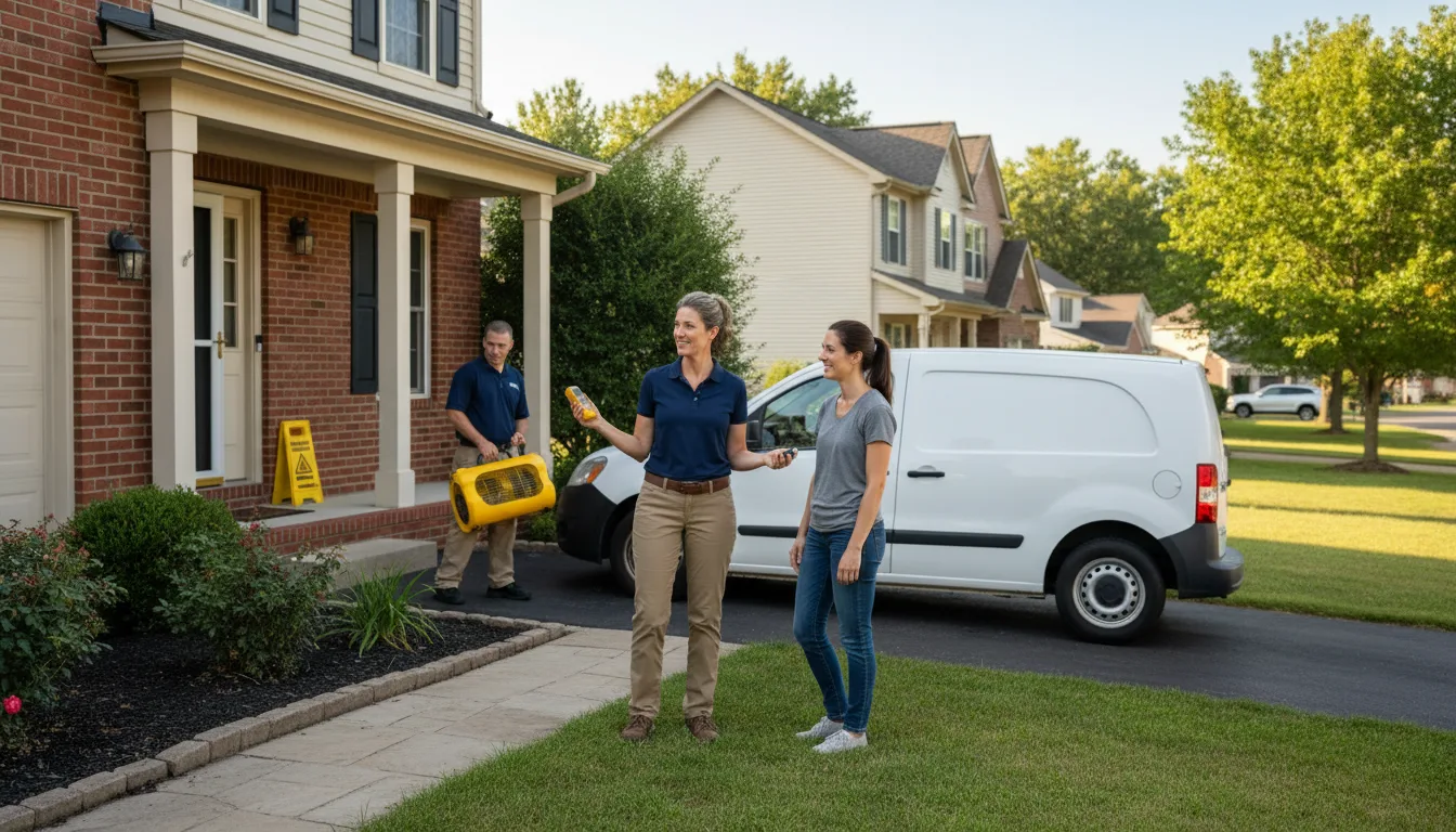 Residential water damage restoration in Hopewell, VA